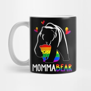 Lgbt Mama Momma Bear Gay Pride Proud Mom Mothers Day Mug